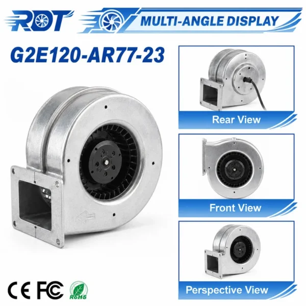 Centrifugal Blower, 230V, ACG2E120-AR77-23, HVAC - view 6