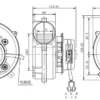 Centrifugal Blower, 24V, 36W, BLDC, 2900RPM - view 5