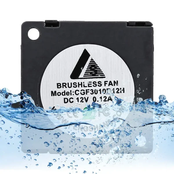 Centrifugal Blower, 30X30X10mm, 30mm, 5v, 12v - view 3