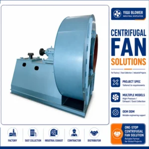 Centrifugal Blower, 380V ±15%, Q355