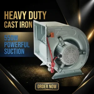 Centrifugal Blower, 550W, 50Hz, Cast, 230V