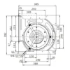 Centrifugal Blower, 550W, 50Hz, Cast, 230V - view 3