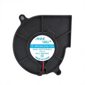 Centrifugal Blower, 5Volt, Plastic, WDF7530BL5V, DC Motor