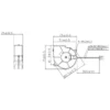 Centrifugal Blower, 7525, 12V, 70m, 75x75x25mm - view 5