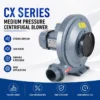 Centrifugal Blower, CX-75, Aluminium