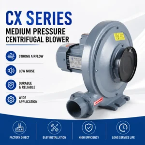 Centrifugal Blower, CX-75, Aluminium