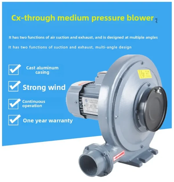 Centrifugal Blower, CX-75, Aluminium - view 3