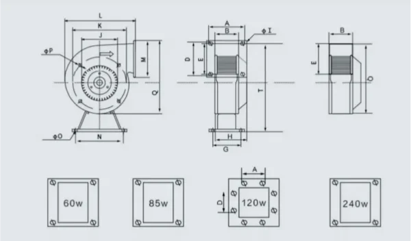 Centrifugal Blower, FLJ, 220V, 380V - view 5