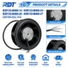 Centrifugal Blower, R2E133-BH66-24, 230VAC, 28W, 3200RPM - view 5