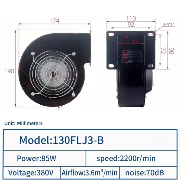 Centrifugal Blower, Stainless, Steel - view 4