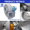 Centrifugal Blower, Stainless, Steel - view 5