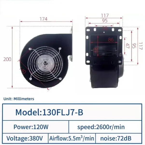 Centrifugal Blower, Stainless, Steel - view 5
