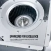 Centrifugal Ceiling Exhaust Fan, BPT, 220 V, Corded Electric - view 4