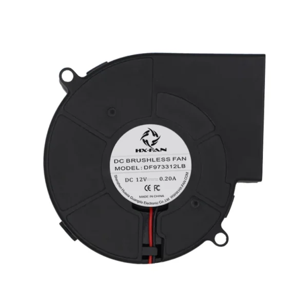 Centrifugal Cooling Blower, 97x97x33mm, 12, Electric - view 2