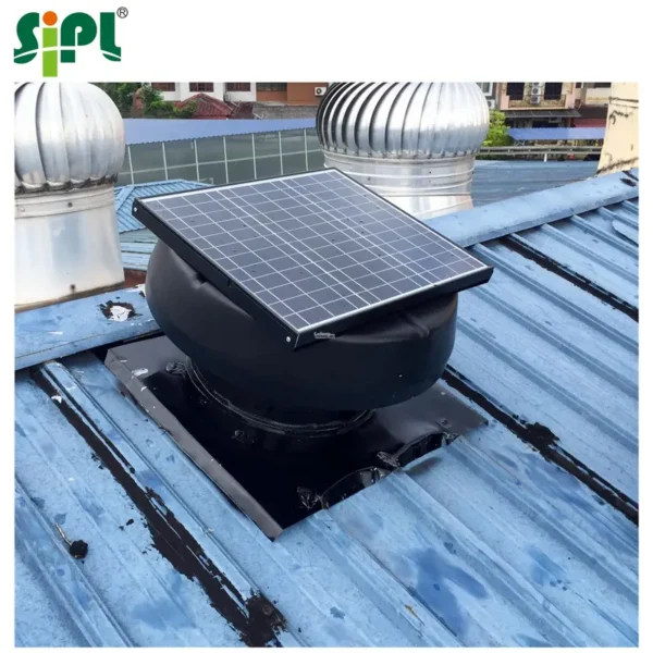 Centrifugal Eco Air Blower, HVAC, 60W, Solar, Roof - view 2