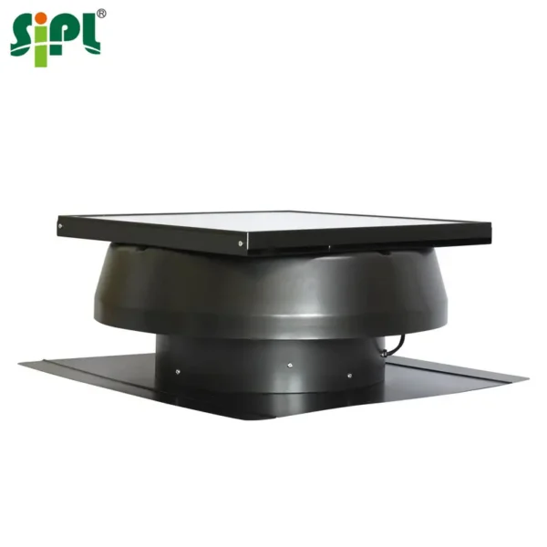 Centrifugal Eco Air Blower, HVAC, 60W, Solar, Roof - view 4