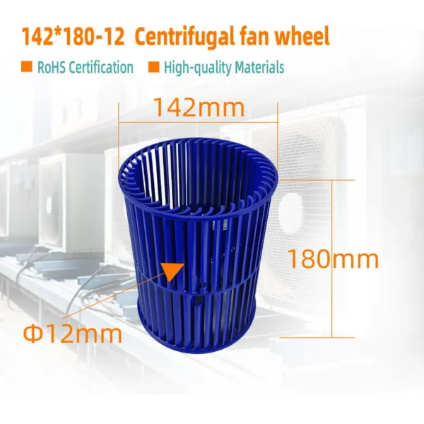 Centrifugal Fan, 12100103000078, 142x180mm, HVAC - view 2