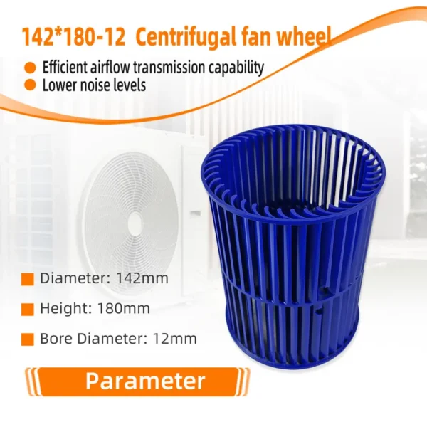 Centrifugal Fan, 12100103000078, 142x180mm, HVAC - view 3