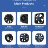 Centrifugal Fan, 133x60mm, 12-48V, Brushless, PWM - view 3
