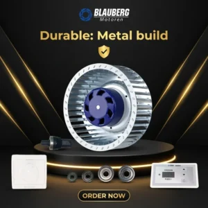 Centrifugal Fan, 140mm, 230v, galvanized sheet