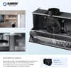 Centrifugal Fan, 140mm, 230v, galvanized sheet - view 6