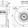 Centrifugal Fan, 160mm, 230V, 220W, 1800rpm - view 6