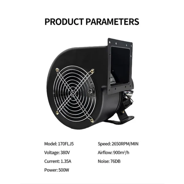 Centrifugal Fan, 170FLJ5, 220V, 900m3 - view 6