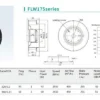 Centrifugal Fan, 175mm, 24V, Plastic, IP44 - view 4