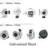 Centrifugal Fan, 200mm, Inline - view 6