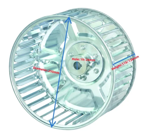 Centrifugal Fan, 220 V, Cast Iron - view 2