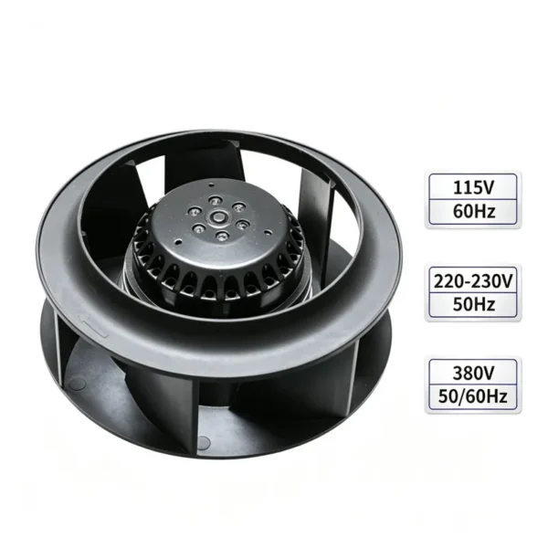 Centrifugal Fan, 220mm, PA6, Aluminum