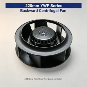 Centrifugal Fan, 220mm, Plastic, Duct Fan, 2800RPM, YWF2E-92