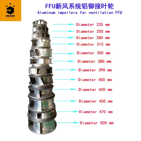 Centrifugal Fan, 250, Aluminum - view 6