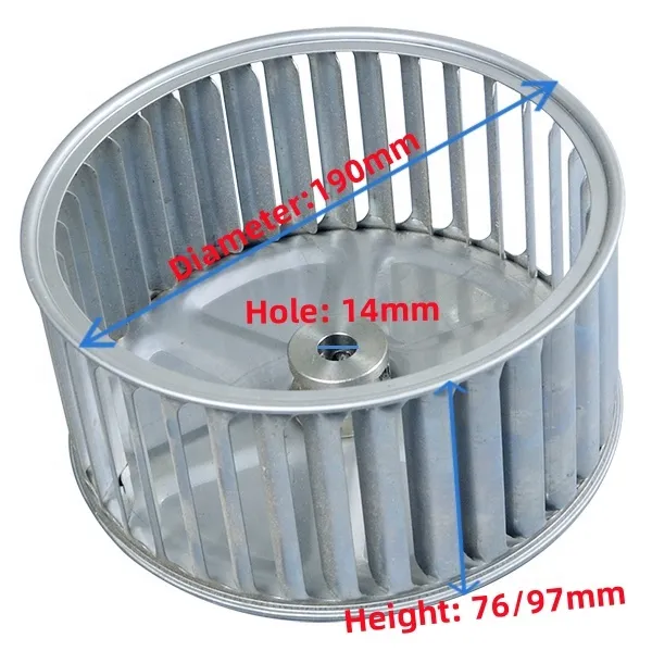 Centrifugal Fan, 3-12, 220 V, Galvanized - view 2