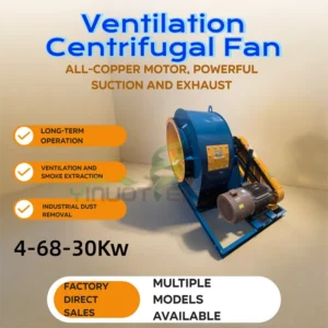 Centrifugal Fan, 30KW, 380 V, Cast Iron