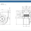 Centrifugal Fan, 310V, Plastic, 133mm, 12/24/48V - view 2