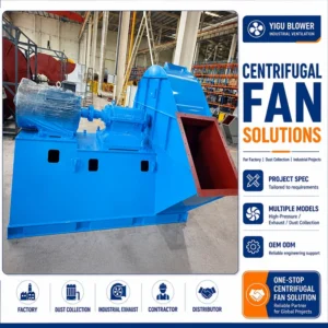 Centrifugal Fan, 380V ±15%, Q355, 850rpm, ISO9001, 5-48-12.5D