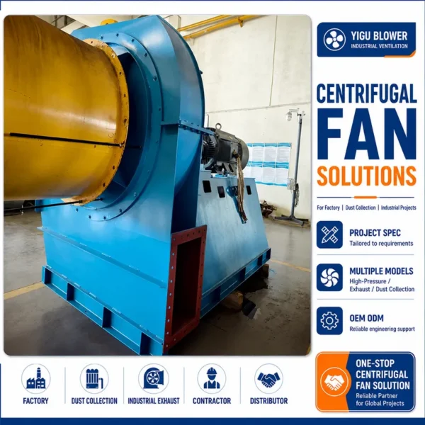 Centrifugal Fan, 380V ±15%, Q355