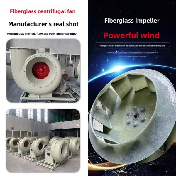 Centrifugal Fan, 4-72A, 380V, electric - view 5