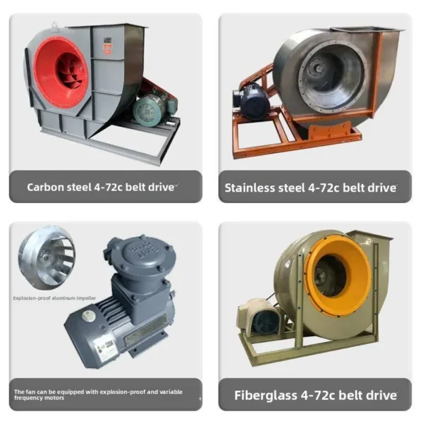Centrifugal Fan, 4-72C, 380V, Explosion-Proof, 1200-1350-1520 - view 4