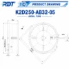 Centrifugal Fan, 400V, K2D250-AB32-05, HVAC - view 3
