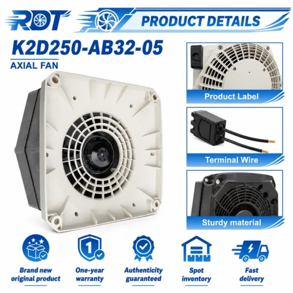 Centrifugal Fan, 400V, K2D250-AB32-05, HVAC - view 5