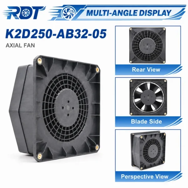 Centrifugal Fan, 400V, K2D250-AB32-05, HVAC - view 6