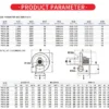 Centrifugal Fan, 620CFM, Stainless, Steel, Aluminum - view 3