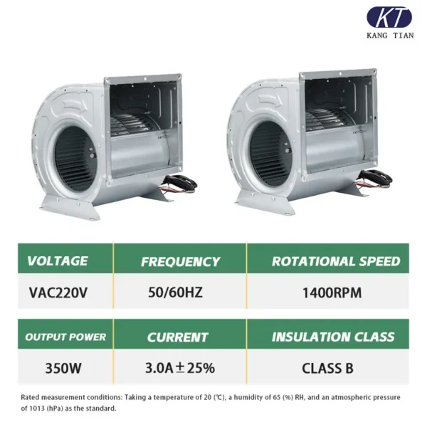 Centrifugal Fan, 8-8, 350W, 220V - view 2