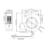 Centrifugal Fan, 97x33mm, 9733, 12v, 24v - view 4