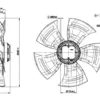 Centrifugal Fan, A4E500, 680/480W, 230V, 400v - view 3