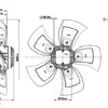 Centrifugal Fan, A4E500, 680/480W, 230V, 400v - view 4