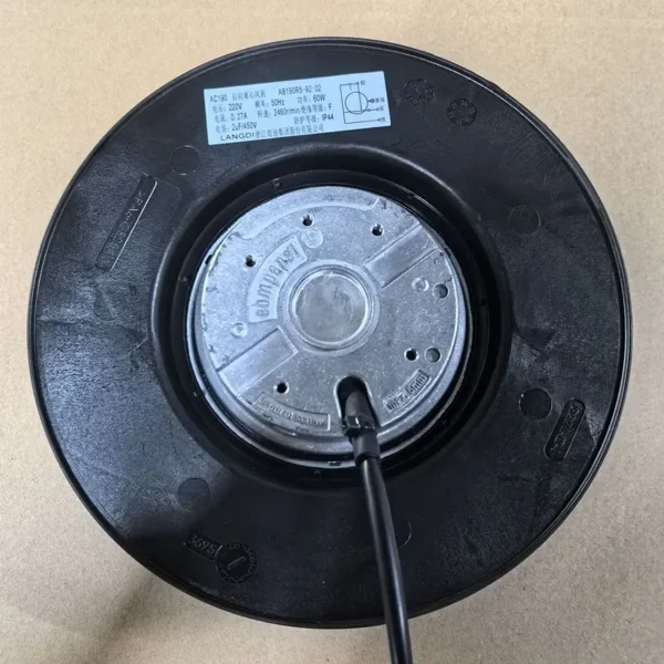 Centrifugal Fan, AB190R5-92-02, 220VAC, 60W, Axial - view 2