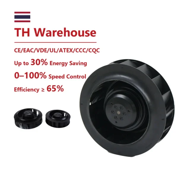 Centrifugal Fan, AC230V, 120/170W, 1.1/1.27A, 190MM